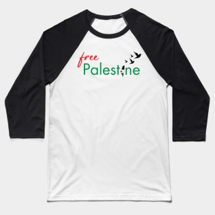 Free Palestine Baseball T-Shirt